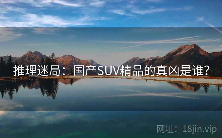 推理迷局：国产SUV精品的真凶是谁？  第2张