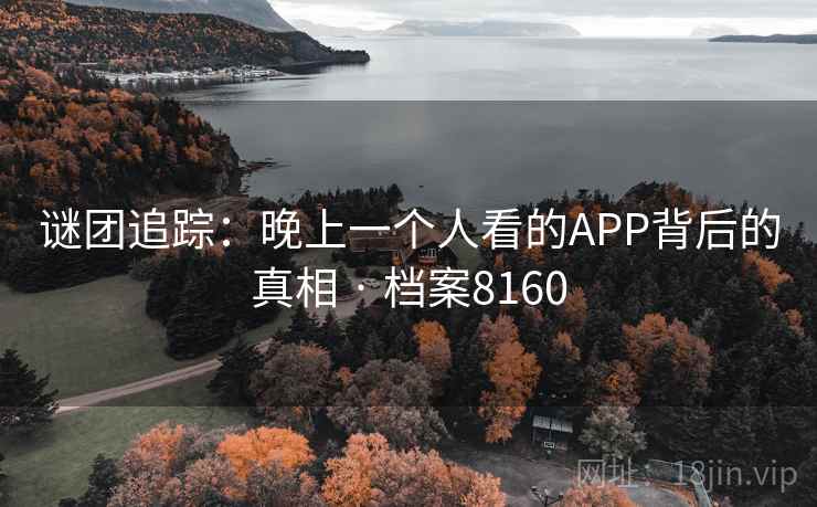 谜团追踪：晚上一个人看的APP背后的真相 · 档案8160  第2张